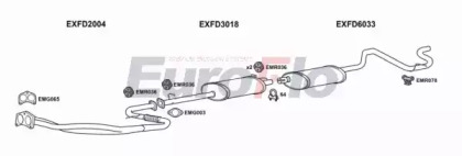 Система выпуска ОГ EuroFlo FDTRA25D 9029A